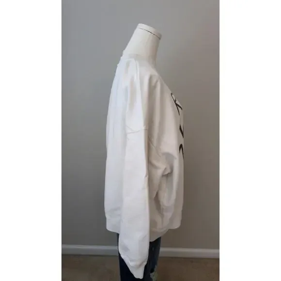 Anine Bing Miles Sweatshirt Slogan Rock 'n' Roll - Picture 3 of 8